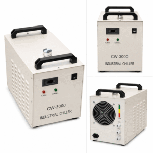 S&A CW-3000AG Industrial Water Chiller – 220V for 60W/80W CO2 Laser Cooling