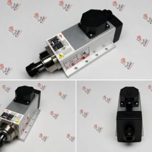 WANG JIANNAN 2.2kW Air-Cooled CNC Spindle Motor – GDZ80X73-2.2F(220V 380V / 24,000 RPM)