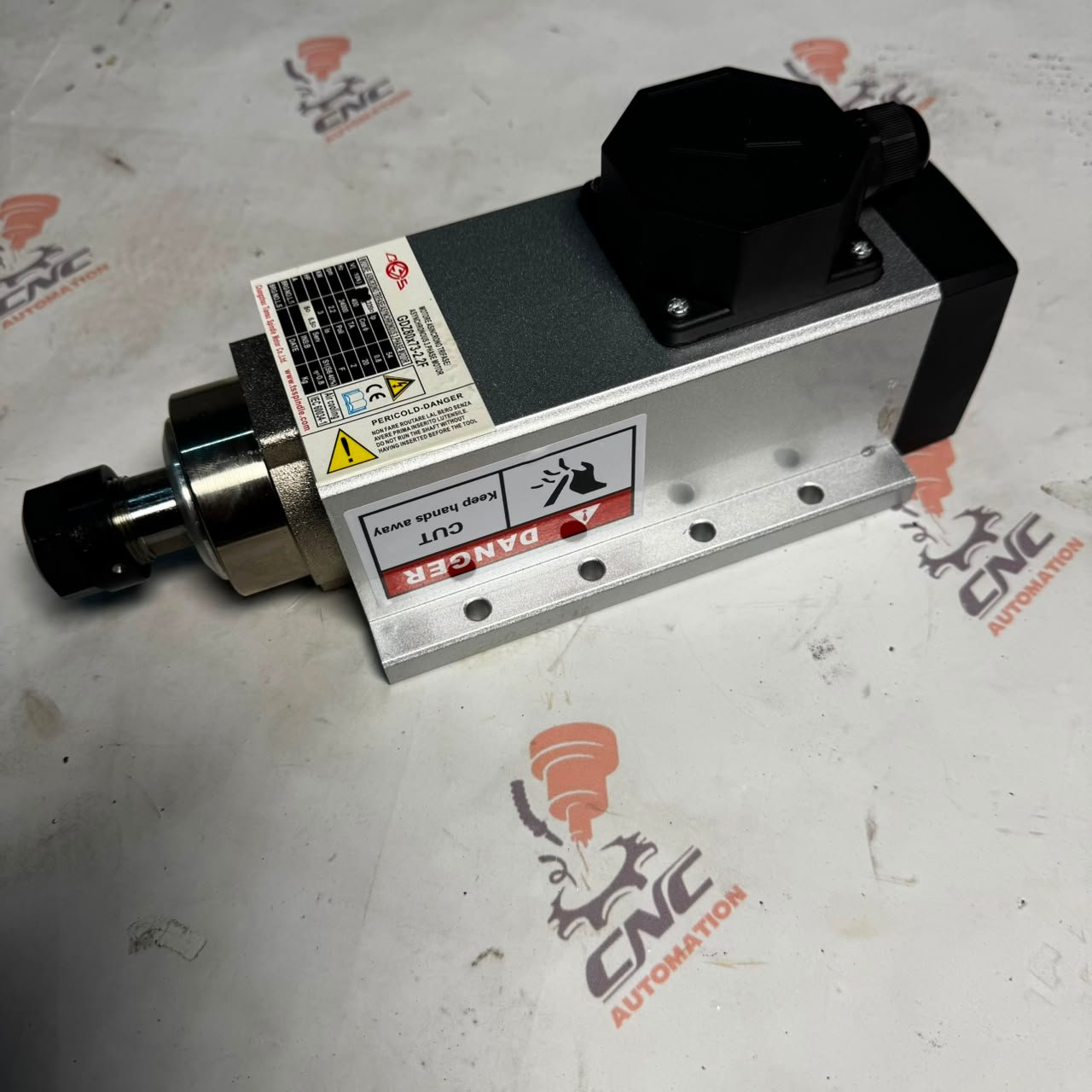 WANG JIANNAN 2.2kW Air-Cooled CNC Spindle Motor – GDZ80X73-2.2F(220V 380V / 24,000 RPM) - Image 4