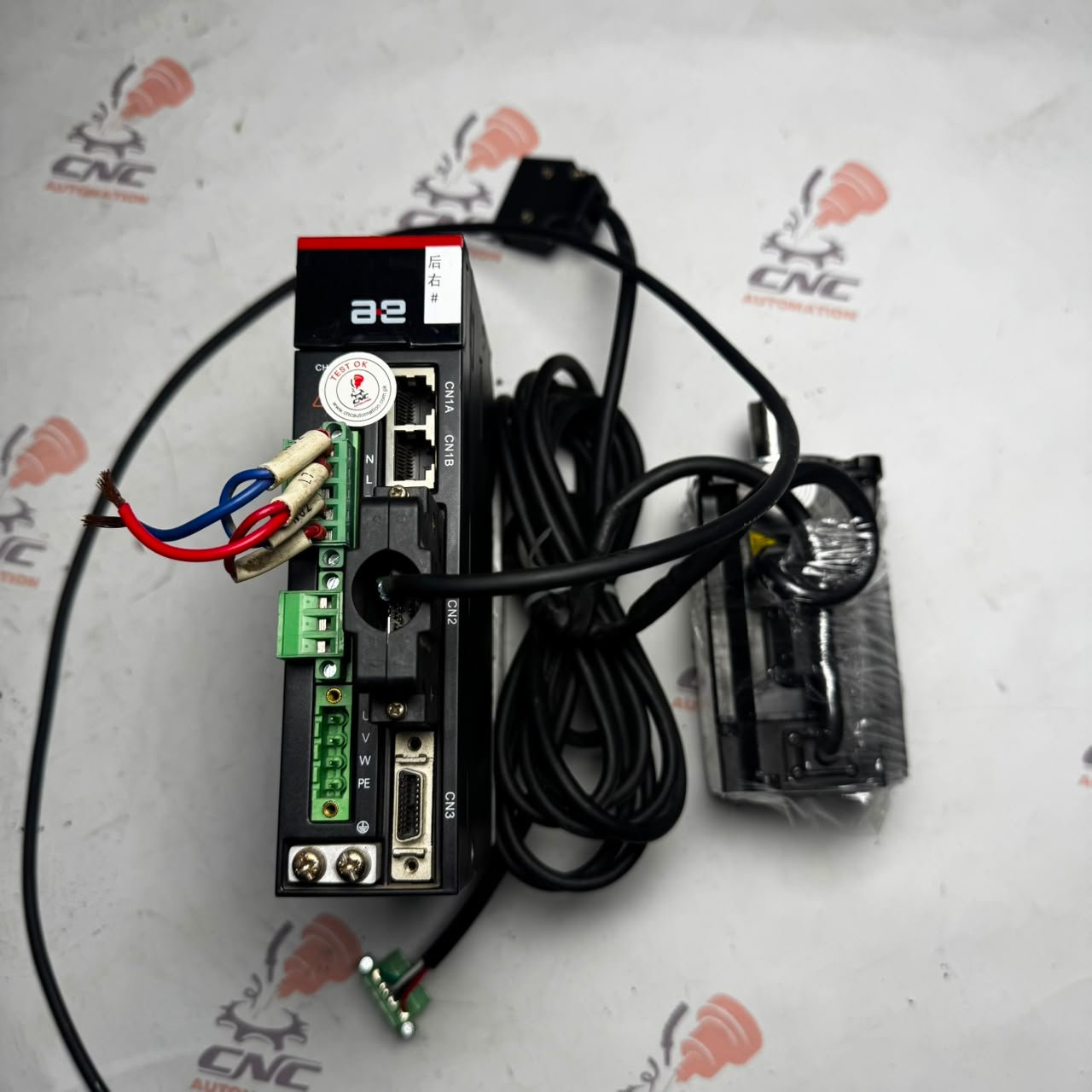 A&E 0.4kw (400w) AE5110-2R8A1B AC Servo Driver A&E 400w (0.4kw) AEWL-0604JFB AC Servo Motor