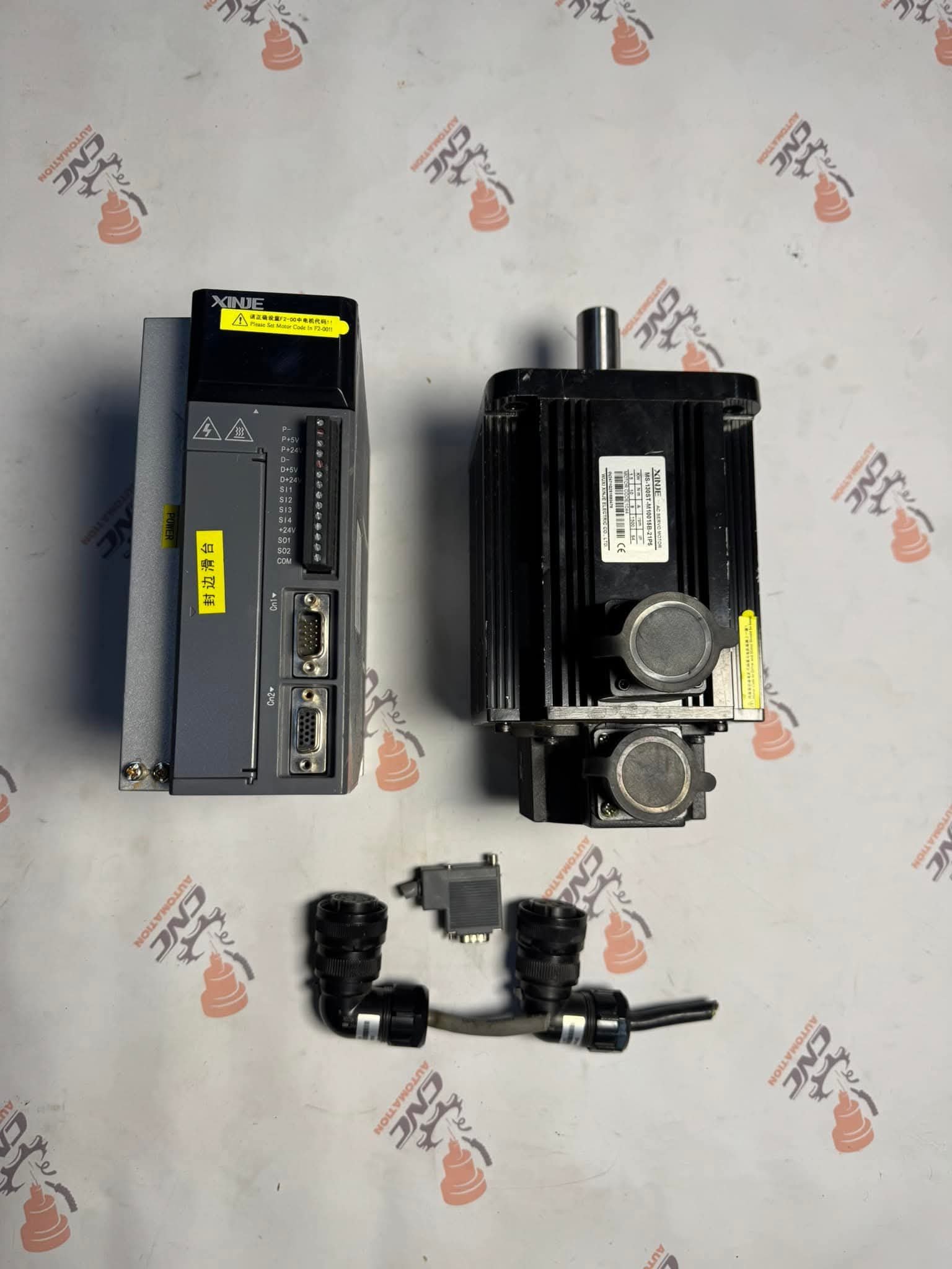 WUXI XINJE 1.5kw (1500w) DS2-21P5-ASLJ AC Servo Driver WUXI XINJE 1.5kw (1500w) MS-130ST-M06025B-21P5 AC Servo Motor + DS3L-21P5-PFA Driver - Image 2