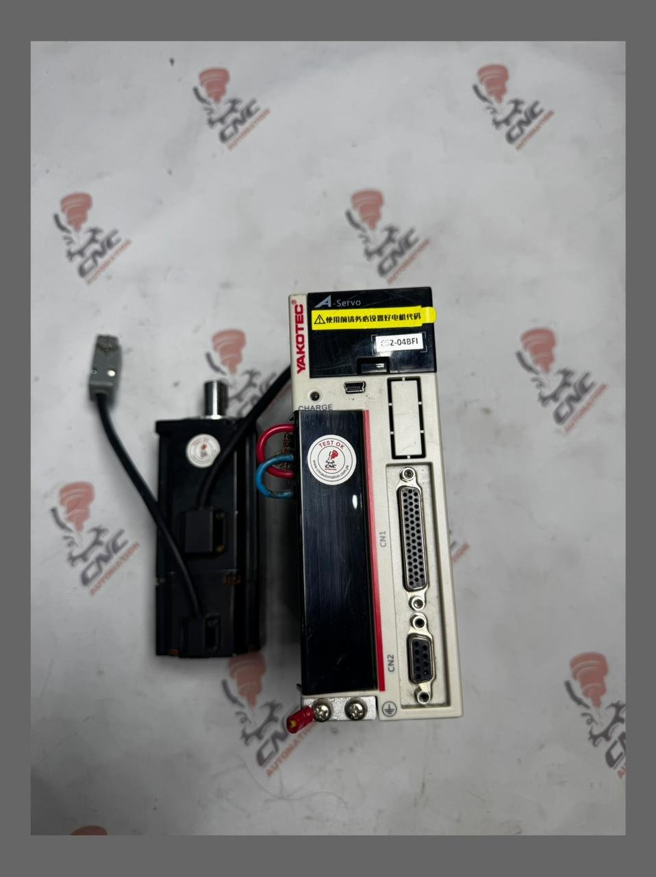 YKOTEC 0.75kw (750w) ASMJ-08-0830B-A321 AC Servo Motor + 1kw (1000w) AS2-10BAI Driver