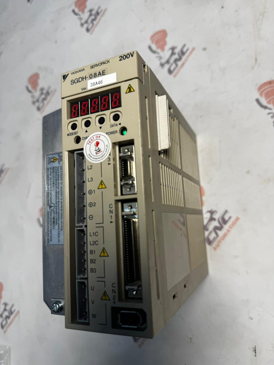 YASKAWA 0.8Kw (800W) SGDH-08AE AC Servo Driver - Image 4