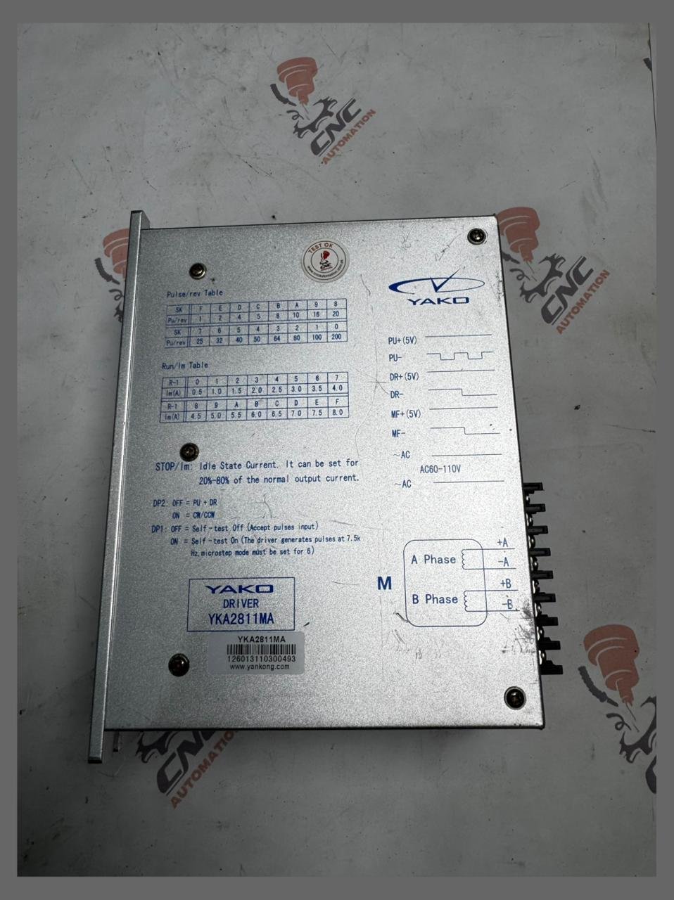 YAKO YKA2811MA 60-110V/AC 8A Microstep Driver