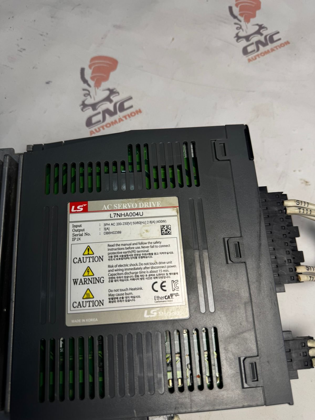 LS XGT 400W (0.4Kw) XDL-L7NHA004U-SK01 AC Servo Driver - Image 3