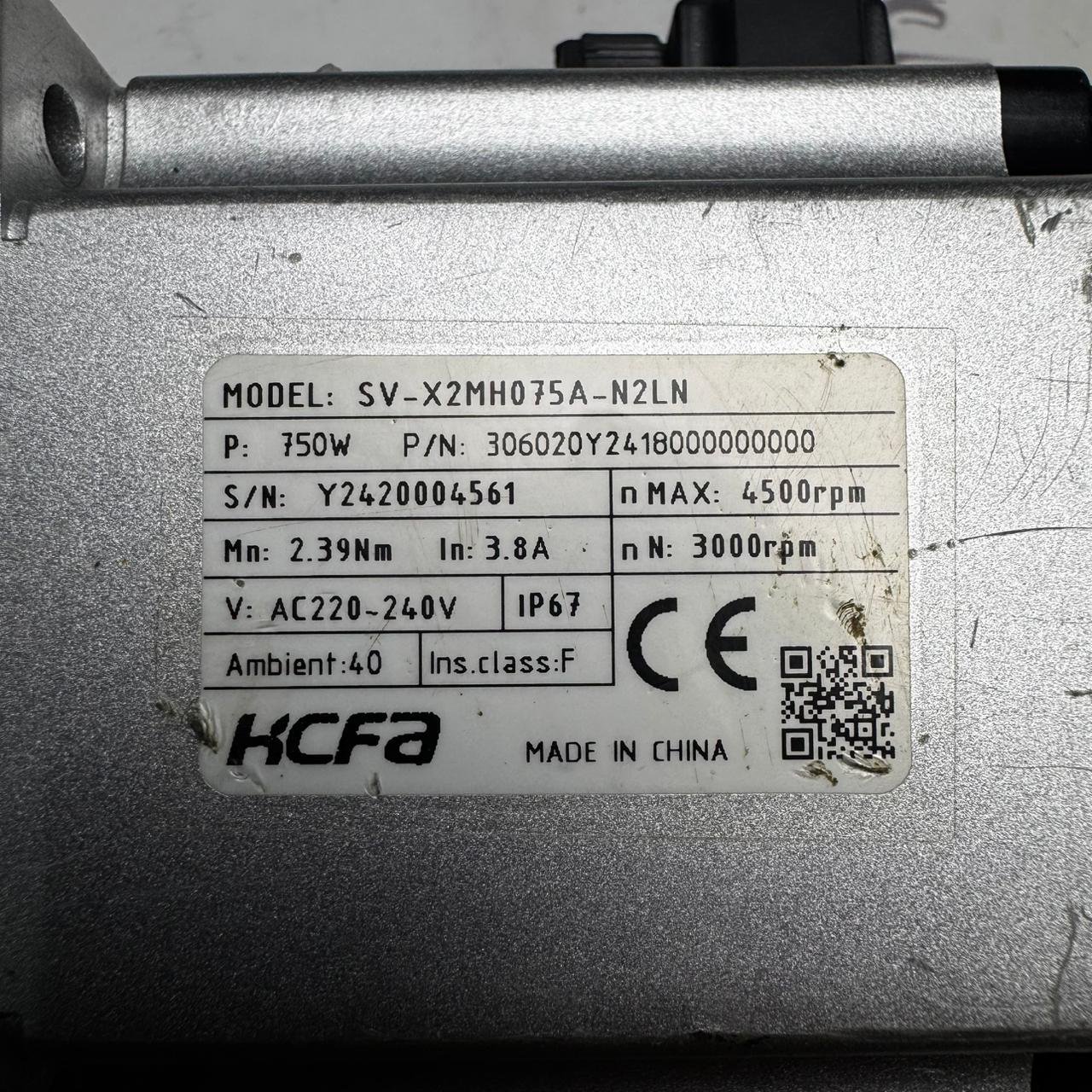 HCFA 750W (0.75kw) SV-X2MH075A-N2LN AC Servo Motor HCFA X2 SERVO MOTOR - Image 2