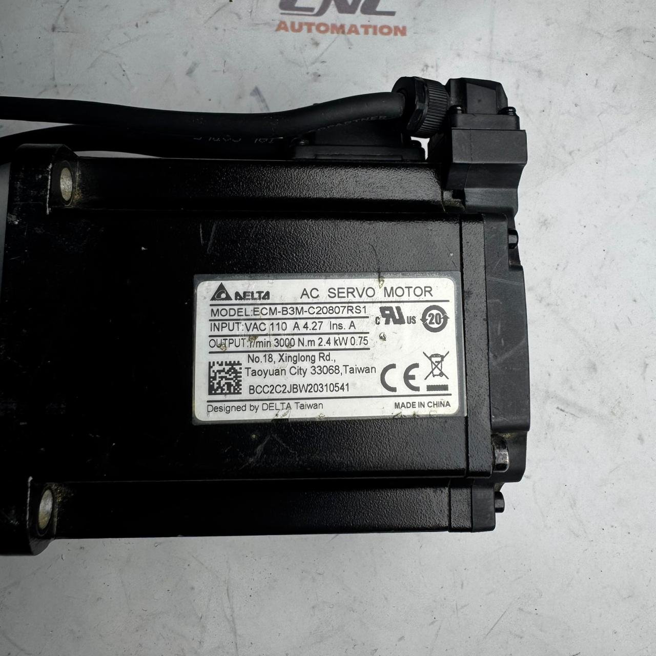 DELTA 0.75kw (750w) ECM-B3M-C20807RS1 B3 AC Servo Motor - Image 2