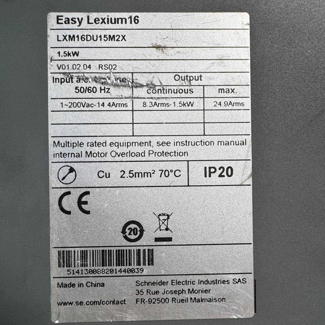 SCHNEIDER ELECTRIC 1500W (1.5Kw) LXM16DU15M2X LXM28AU10M3X AC Servo Driver - Image 3