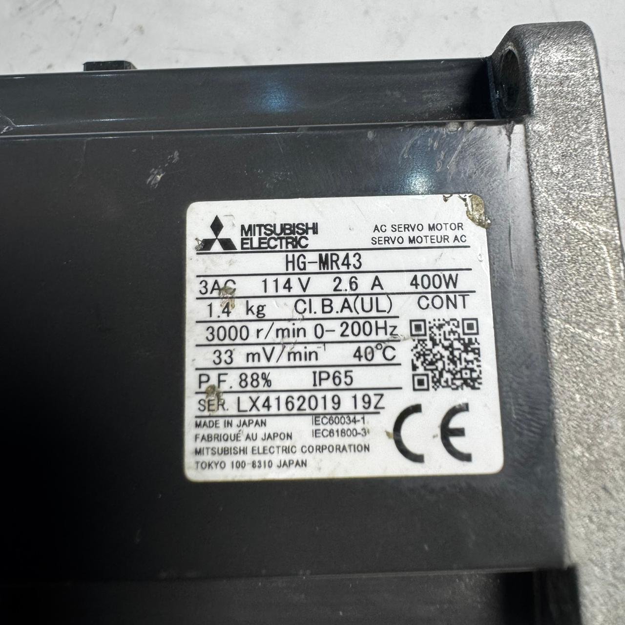 MITSUBISHI 400w (0.4kw) HG-MR43 HF-KP43 AC Servo Motor - Image 4