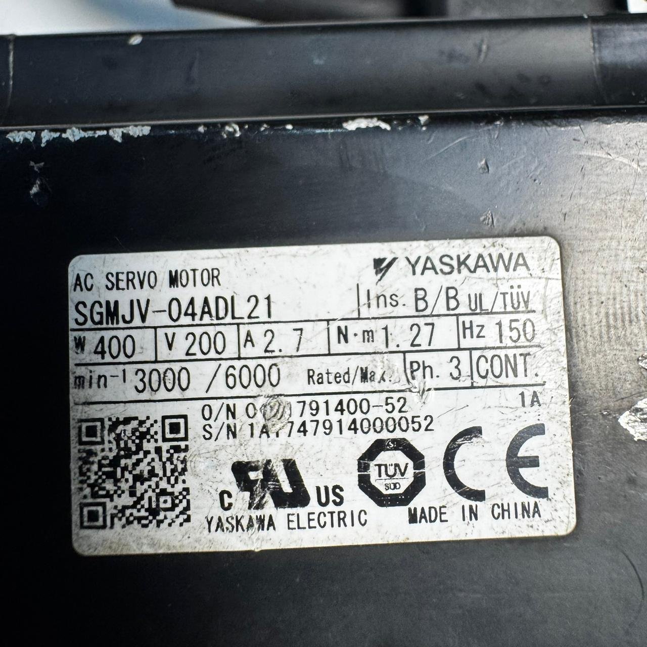 YASKAWA 400W (0.4Kw) SGDV-2R8A01B002000 AC Servo Driver YASKAWA 0.4Kw (400W) SGMJV-04ADL21 AC Servo Motor - Image 3