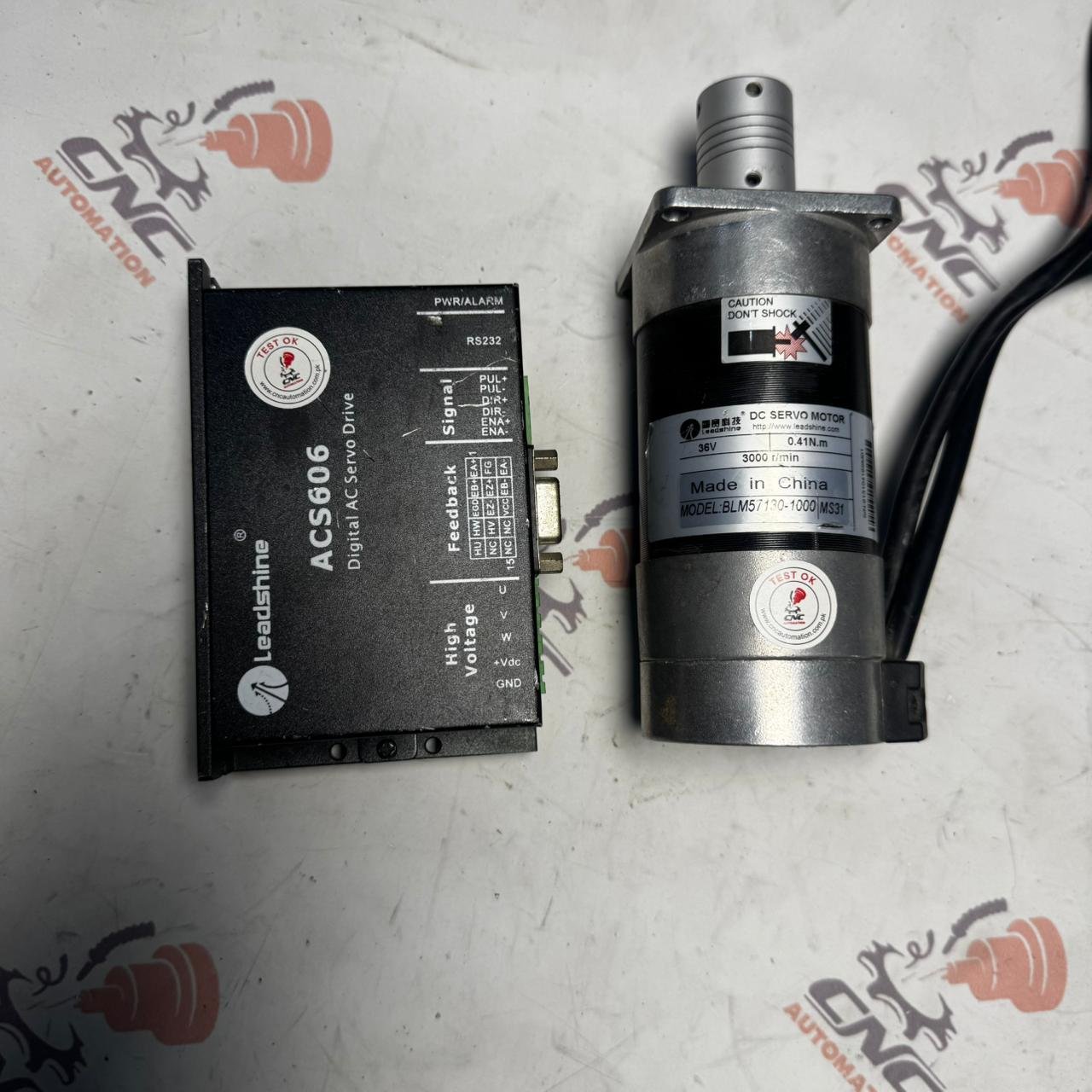 BLM57050/BLM57090/BLM57180-1000 DC Servo Motor + ACS606 AC Servo Driver