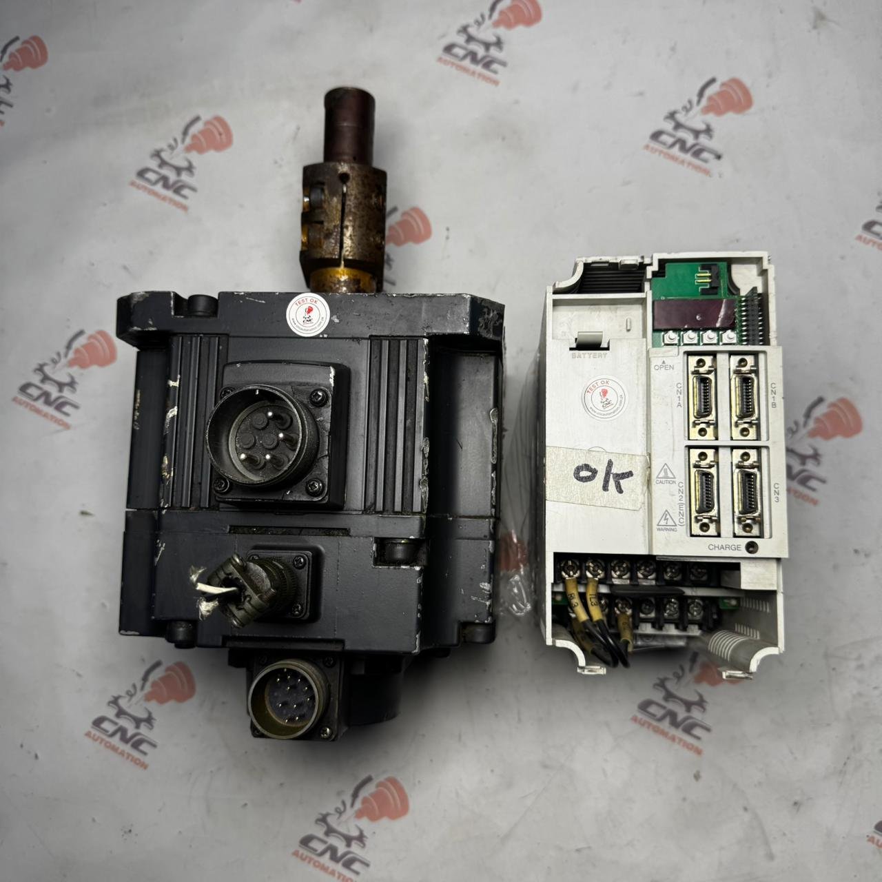 MITSUBISHI 2kw HC-SFS202B AC Servo Motor with Driver MR-J2S-200A AC SERVO DRIVER 2KW