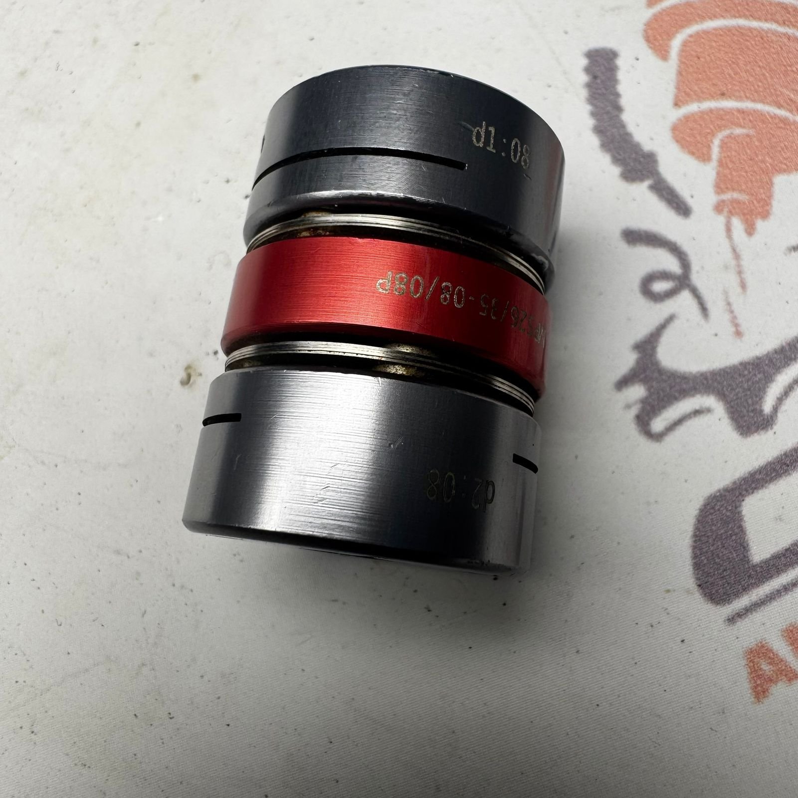 8X8mm Bore Aluminum Motor Shaft Flexible Coupling - Image 3