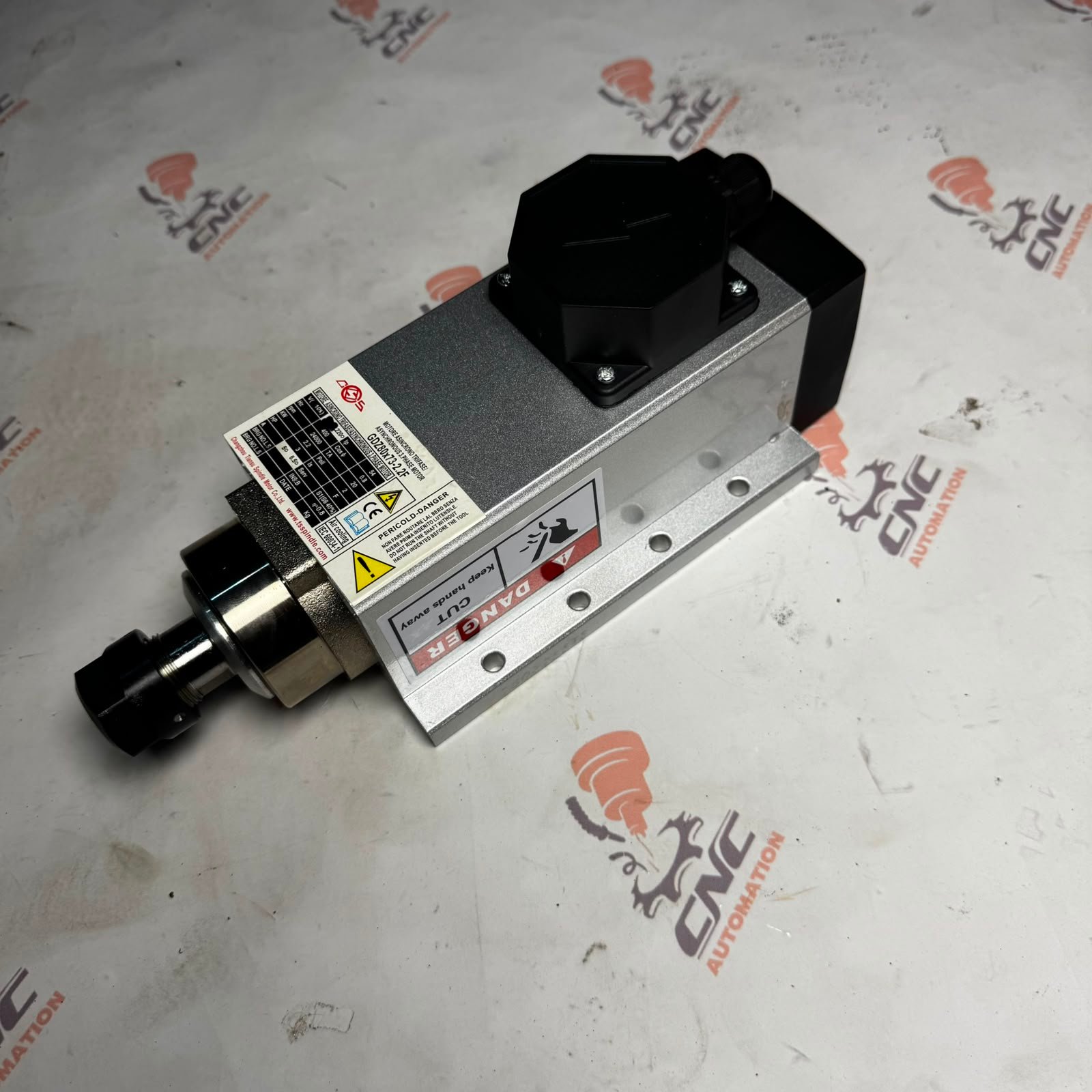 WANG JIANNAN GDZ80X73-2.2F 2.2Kw 220V 5A 24000Rpm ER20 Air Cool Spindle Motor