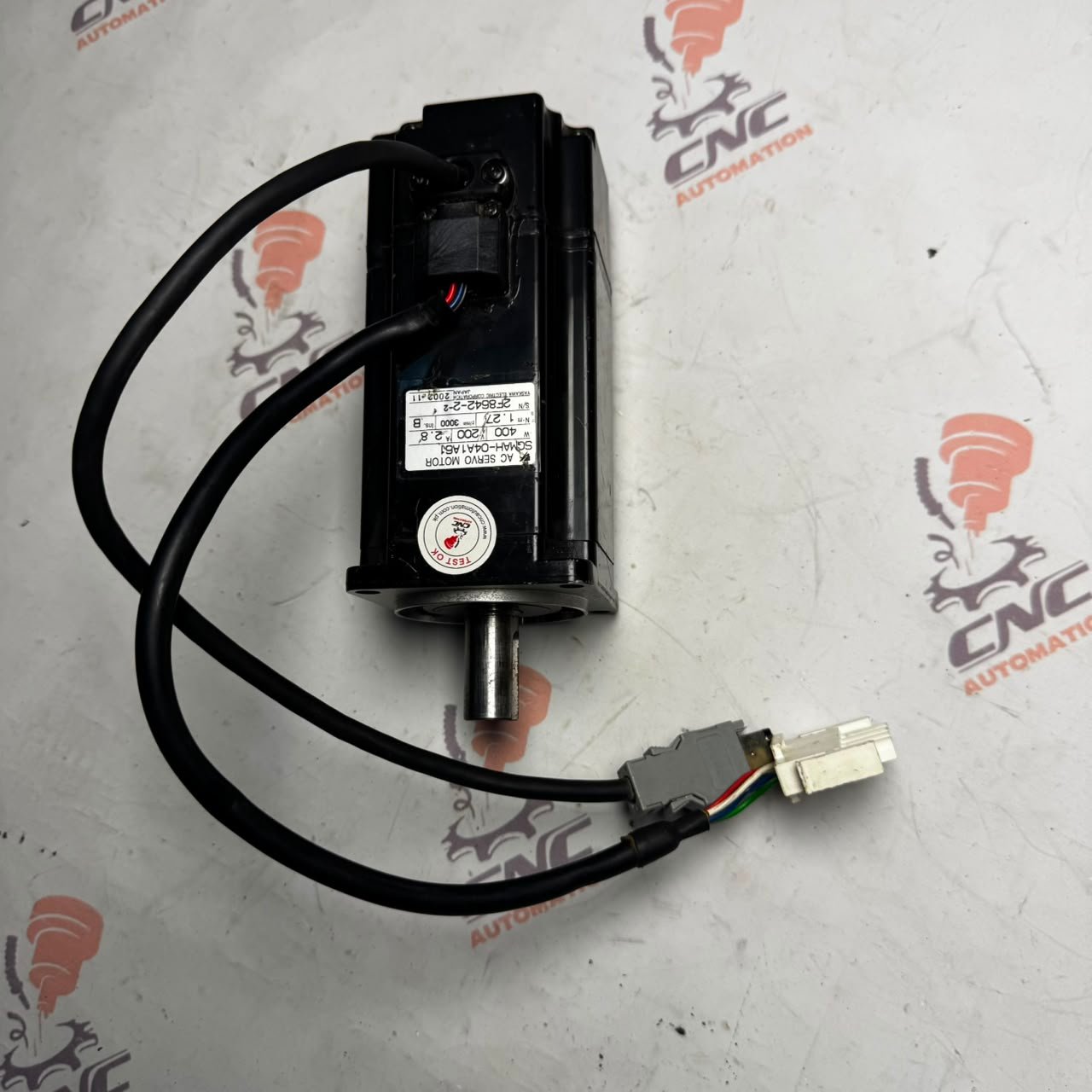 YASKAWA 400W (0.4Kw) SGMAH-04A1A61 AC Servo Motor - Image 4