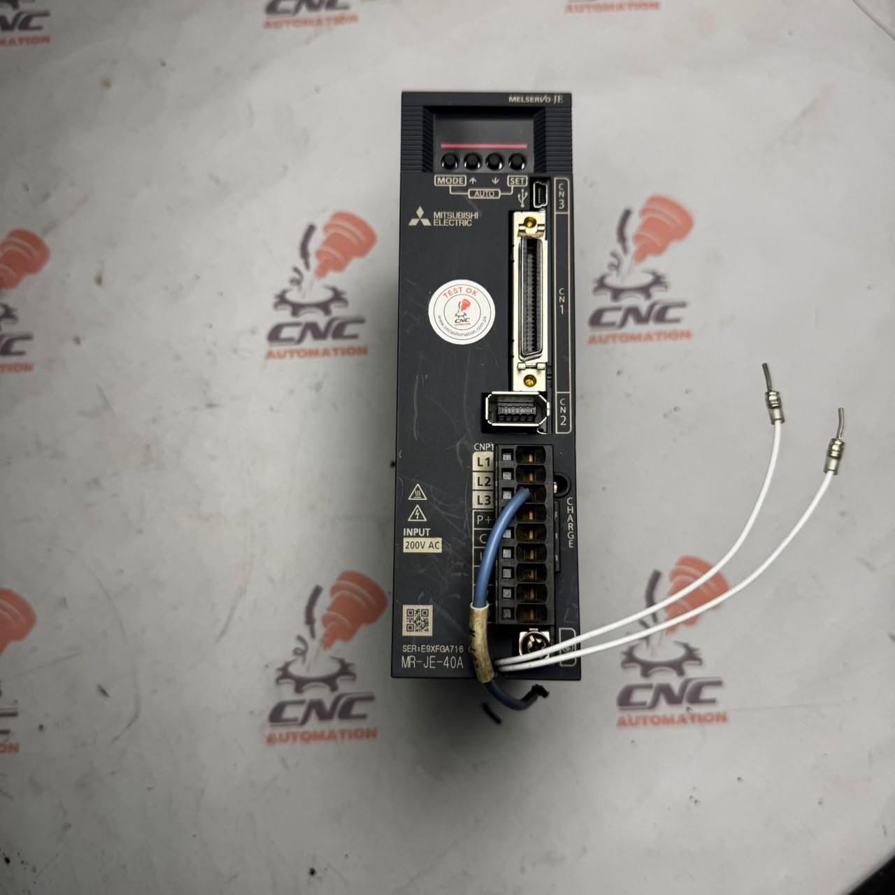 MITSUBISHI 400W (0.4Kw) MR-JE-40A AC Servo Driver / MITSUBISHI 0.4Kw (400W) HG-KN43BJ-S100 AC Servo Motor - Image 4