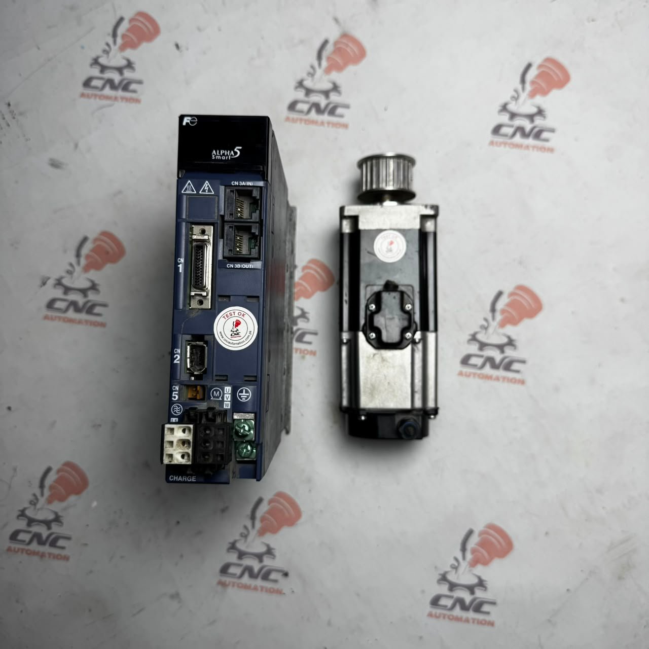 FUJI ELECTRIC Faldic Alpha5 400w (0.4kw) RYH401F5-VV2 RYT401D5-VS2 AC Servo Driver FUJI ELECTRIC 400W (0.4Kw) GYB401D5-RC2-B AC Servo Motor