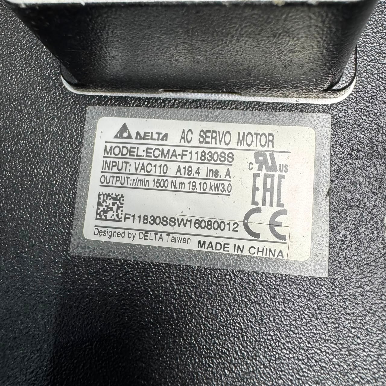 DELTA 3Kw (3000W) ECMA-F11830SS AC Servo Motor - Image 6