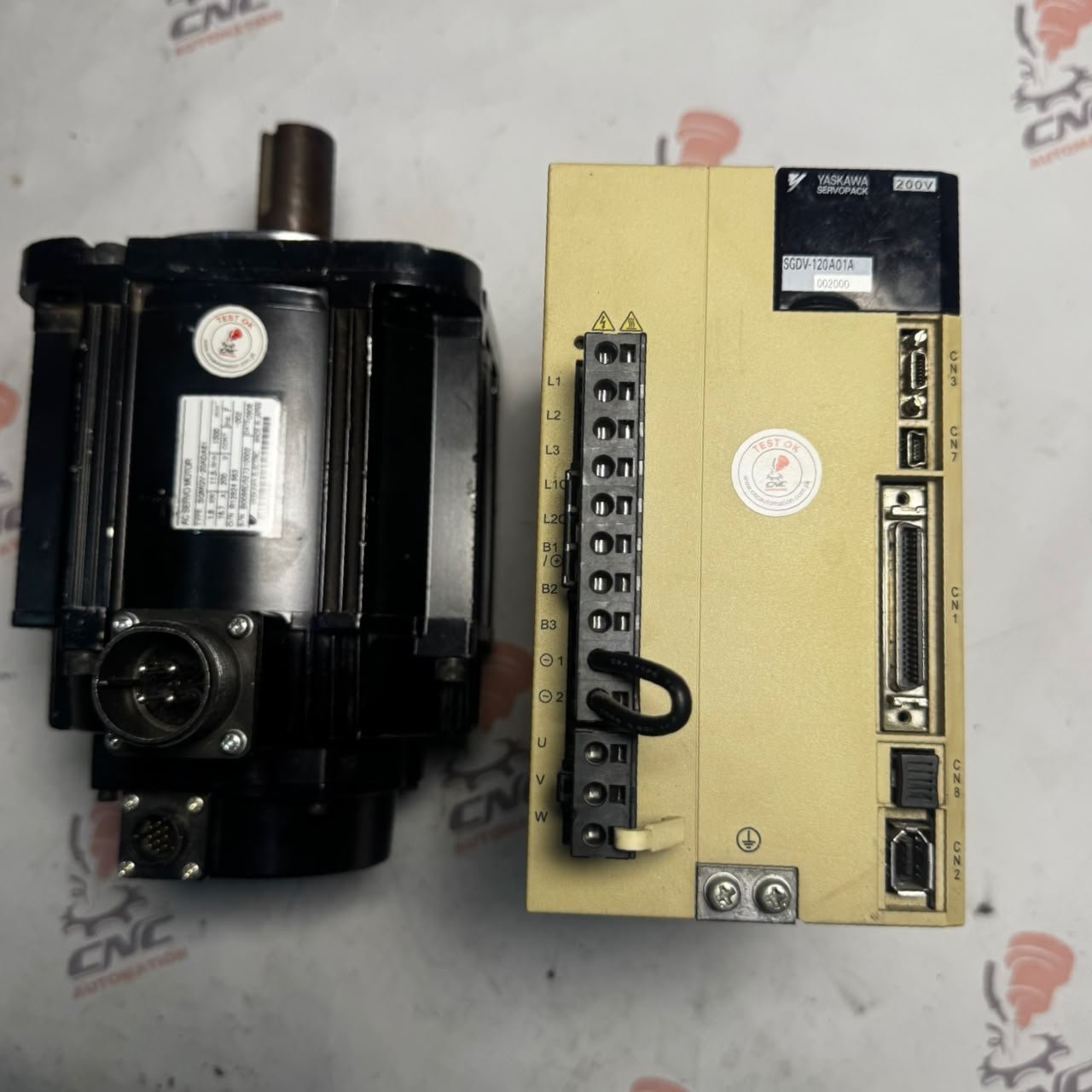 YASKAWA 1.3kW (1300W) SGMGV-13ADA21 AC Servo Motor + 1.5kW (1500W) SGDV-120A01A002000 AC Servo Driver – Price in Pakistan - Image 5