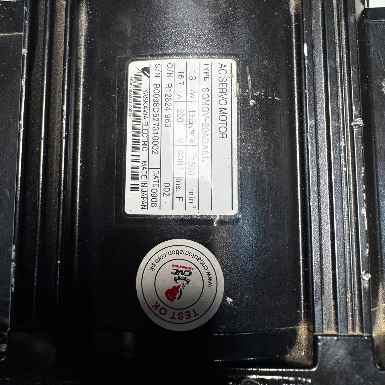 YASKAWA 1.3kW (1300W) SGMGV-13ADA21 AC Servo Motor + 1.5kW (1500W) SGDV-120A01A002000 AC Servo Driver – Price in Pakistan - Image 6