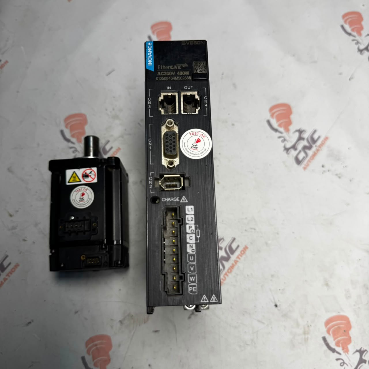 SUZHOU INOVANCE 0.4kw (400w) SV660NS2R8I EtherCat AC Servo Driver in Pakistan SUZHOU INOVANCE 0.4kw MS1H4-40B30CB-A331Z AC Servo Motor in Pakistan