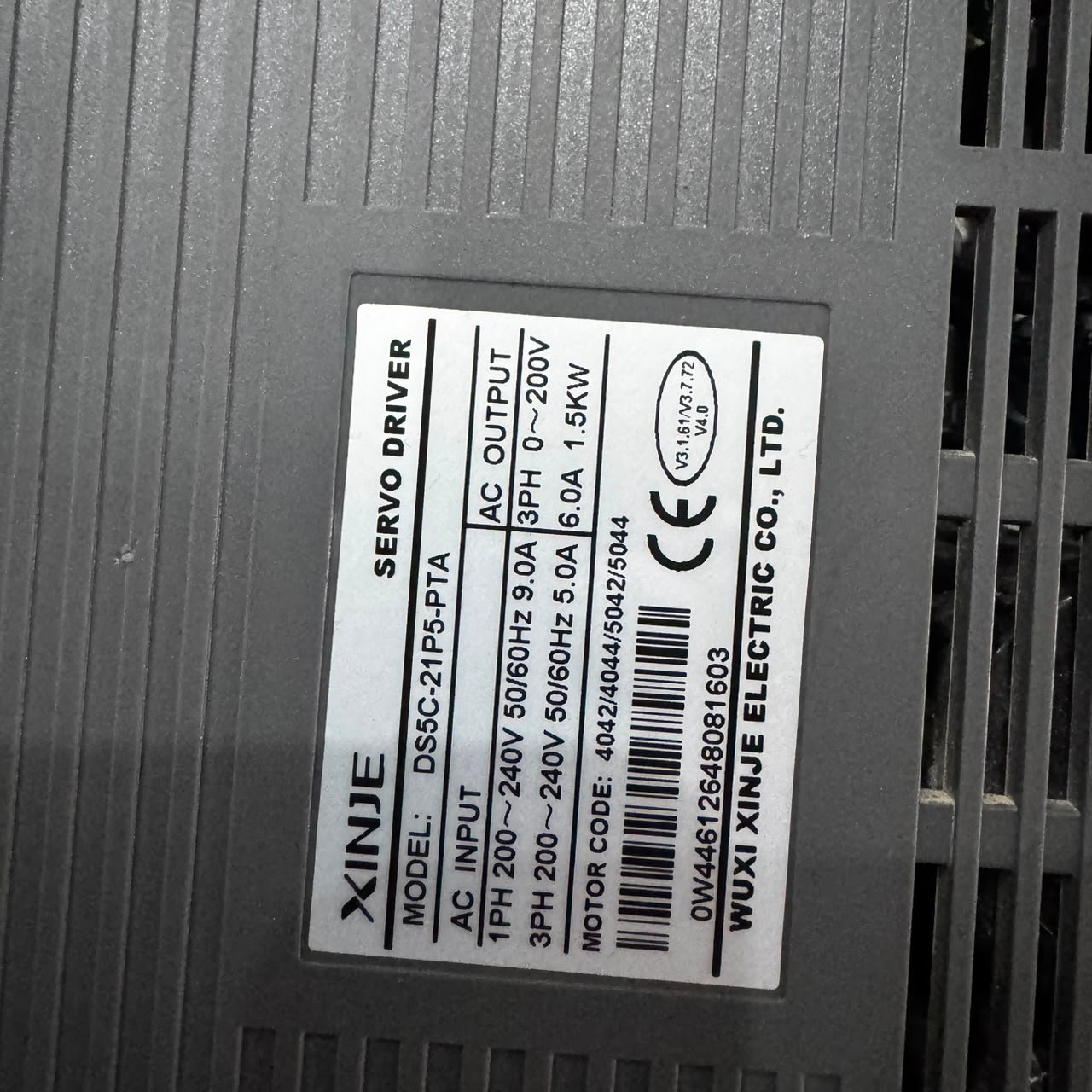 WUXI XINJE 1.5kw (1500w) DS5C-21P5-PTA EtherCAT AC Servo Driver in Pakistan - Image 2