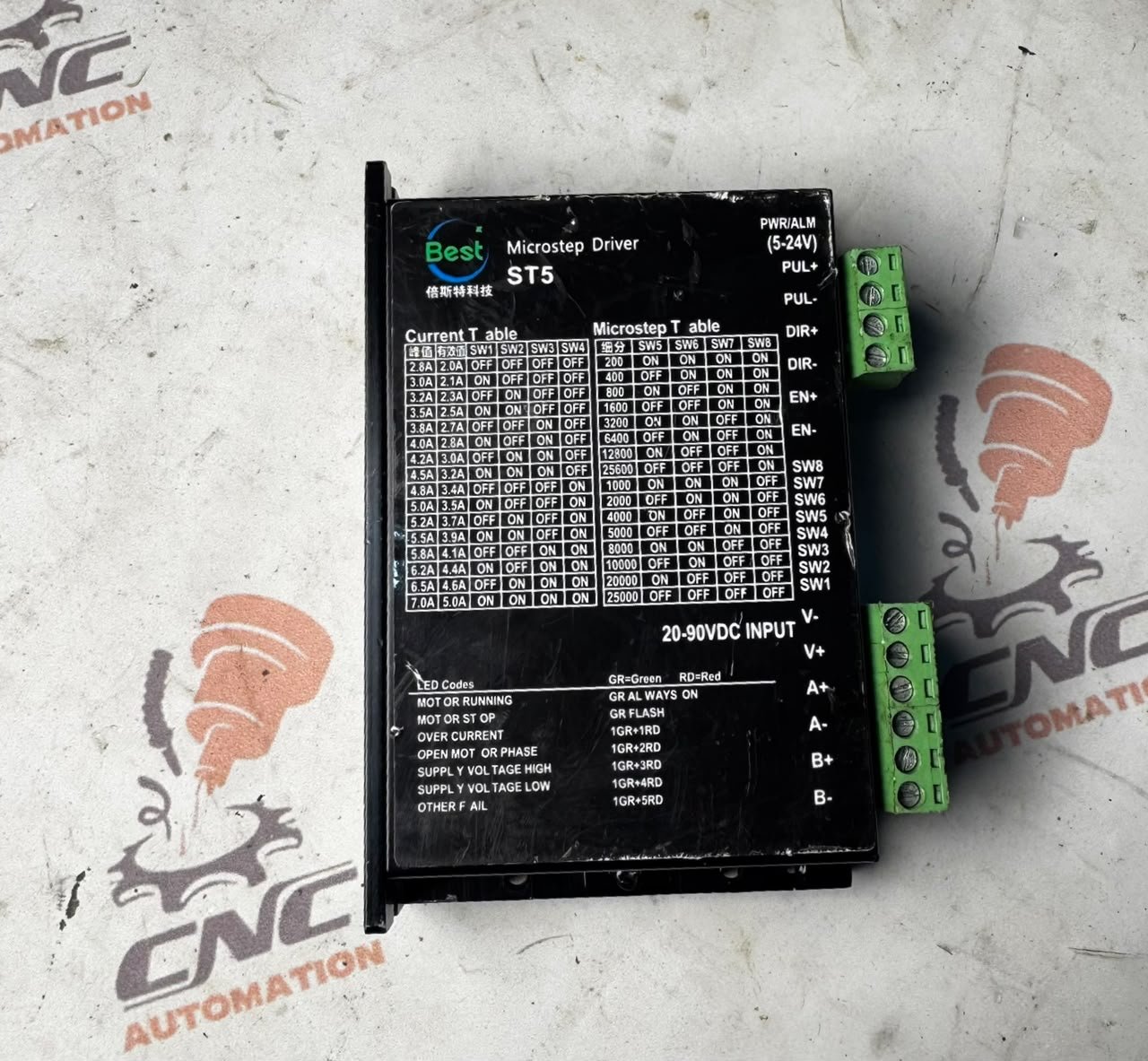 Microstepper Best Stepper Motor Driver 20-50VDC 7A Best Driver